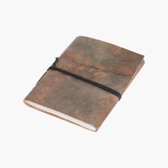 LEATHER TRAVELBOOK GREEN 
